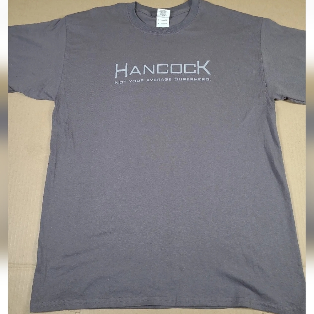 Vintage Y2K 2008 Hancock Will Smith‎ Movie Promo T-Shirt Superhero